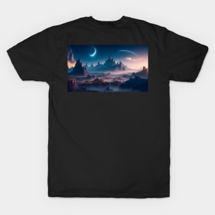 Natural landscape on another planet T-Shirt